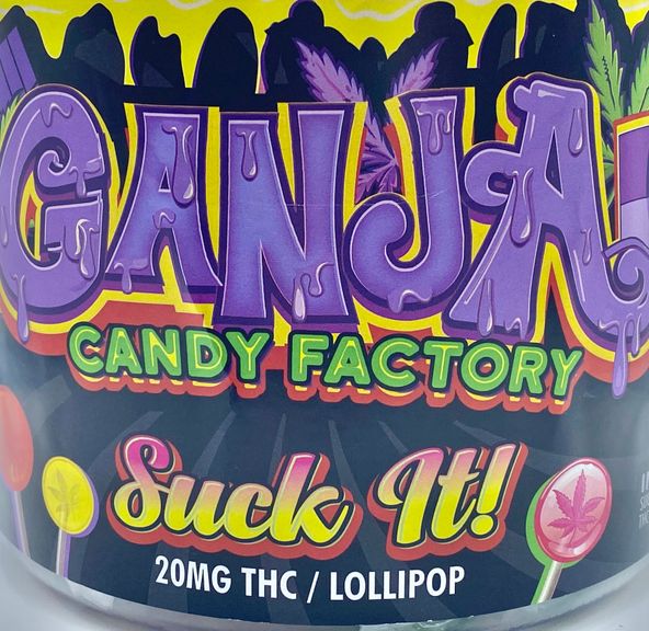 20mg Blue Raspberry Suck It Lollipops