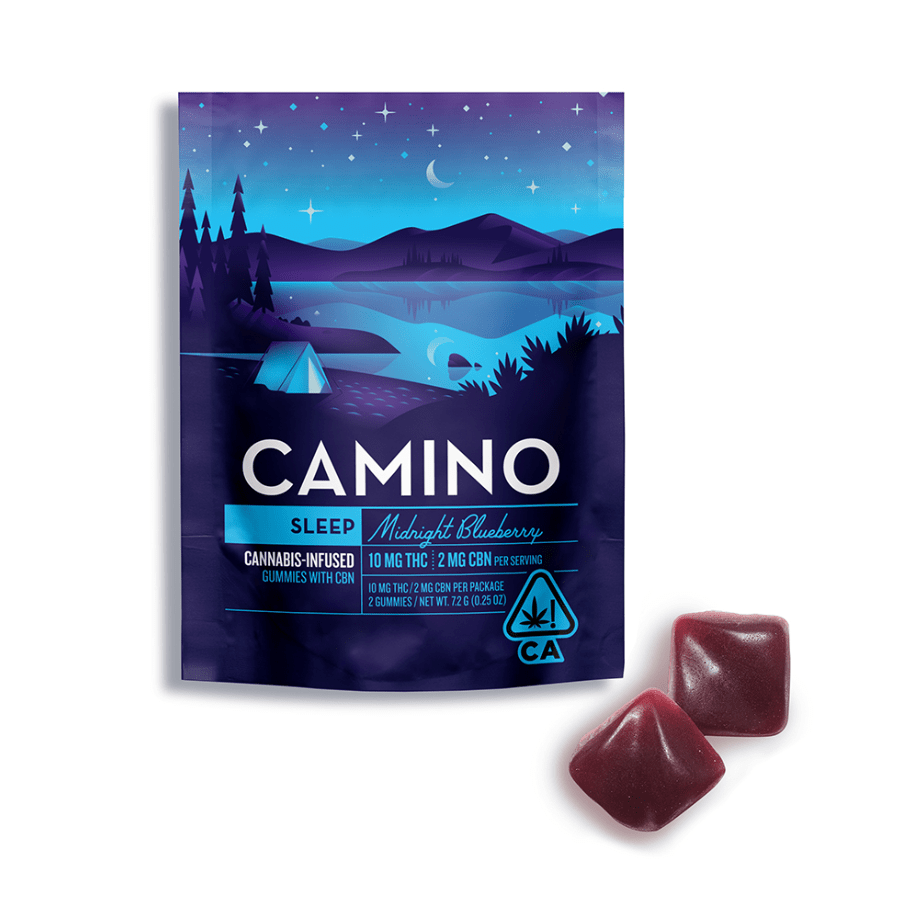 Camino Trial Pack Gummies Midnight Blueberry 10mg THC / 2mg CBN