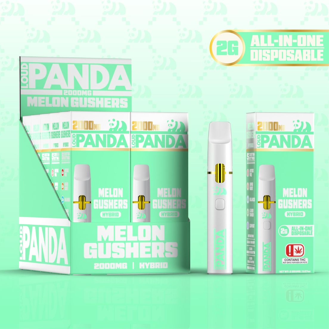 Loud Panda - Melon Gushers - 2g Disposable