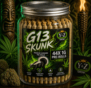 1G Pre-Roll: G13 Skunk (H) 44 Pack JAR