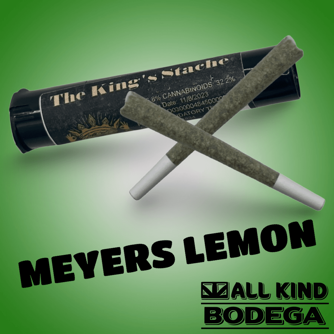 Meyers Lemon .5g Preroll 2 Pack (total weight 1g) (@thekingsstache)