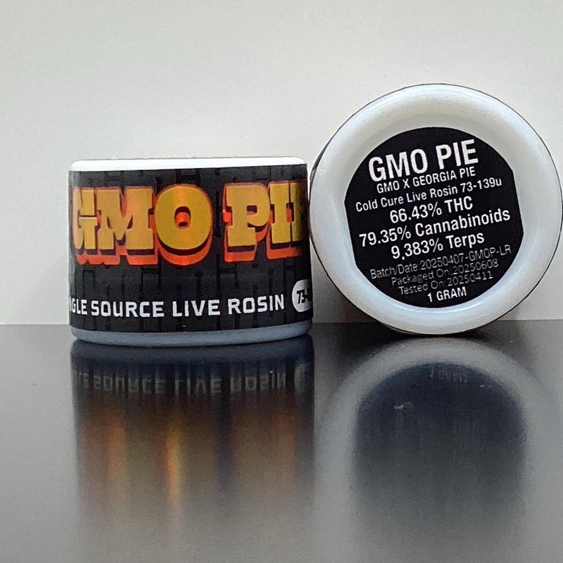 Isolated Heads - Live Rosin - 73-159u - 1 gram - GMO Pie