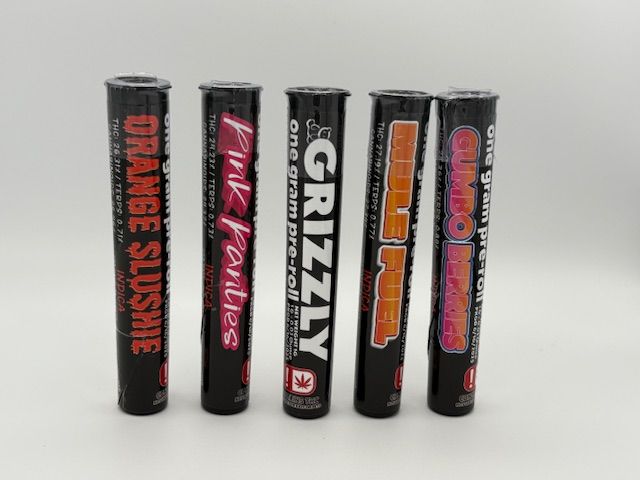 Grizzly 1G Pre Roll (Pink Panties) Indica