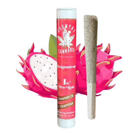 Country Cannabis - 1g Infused Pre-Roll - Dragon Fruit (Sativa)