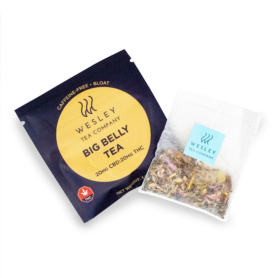 Big Belly Tea 20mg CBD-20mg THC Single | Wesley Tea