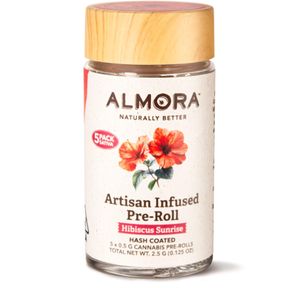 Hibiscus Sunrise 5pk Artisan Infused Pre Rolls 2.5g 2.50 g