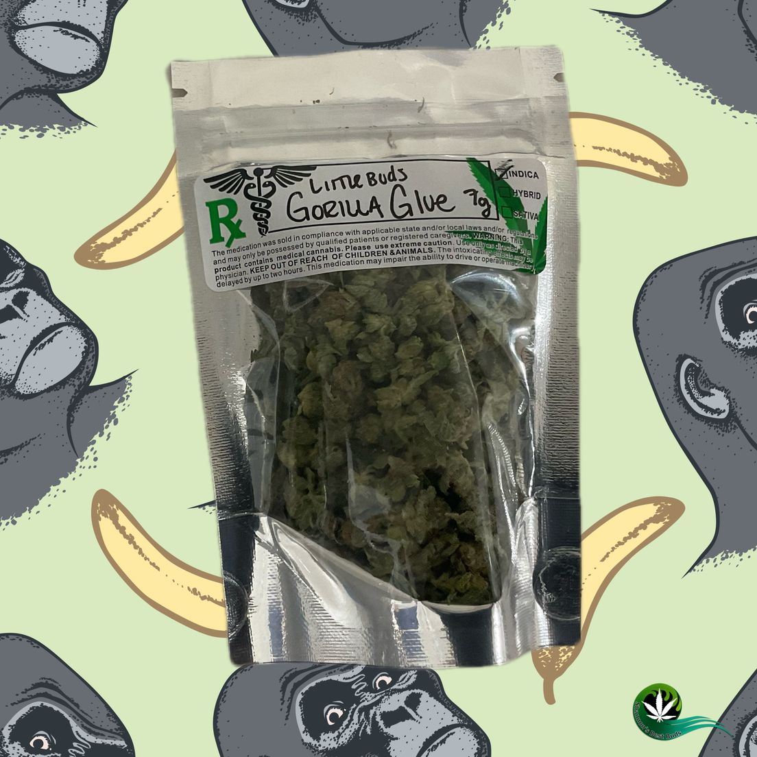 Gorilla Glue #1 Little Buds - Quarter Ounce