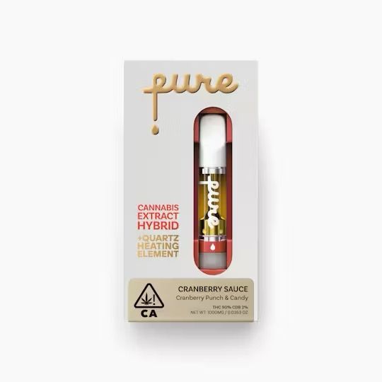 Pure- QuartzCore Cranberry Sauce Cart 1g (H)