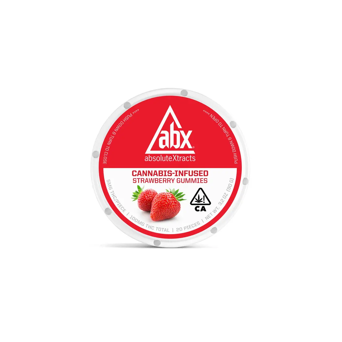ABX Terp Chews Gummies Strawberry Haze 100mg