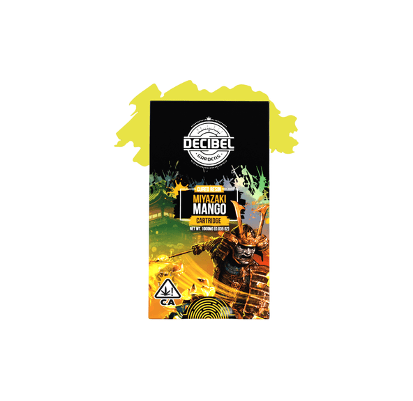 Decibel Gardens | Vape Cart | 1g | Cured Resin | Miyazaki Mango
