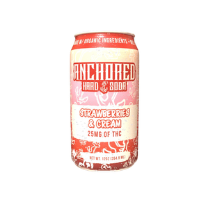 ANCHORED STRAWBERRIES & CREAM HARD SODA 25MG