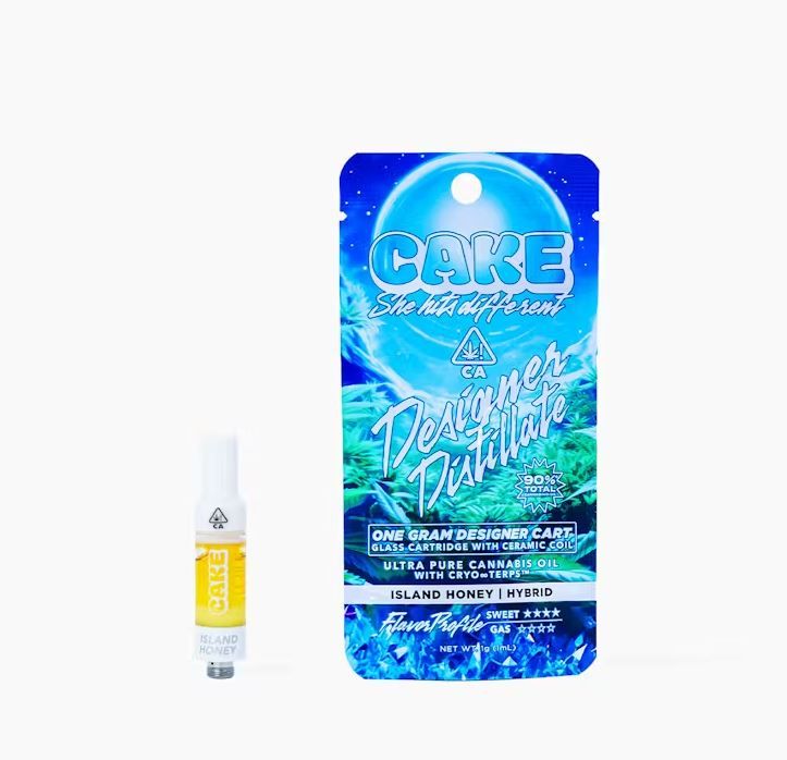 Cake - Island Honey 510 Vape Cartridge 1g