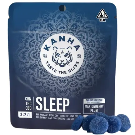 Kanha FX NANO Gummies Sleep Marionberry Plum 100mg THC / 150mg CBN / 50mg CBD