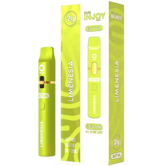 Cure Injoy - Vape Dispo - [Distillate] - Limenesia - 2g at Get Bak'd Edmond  | Sweede