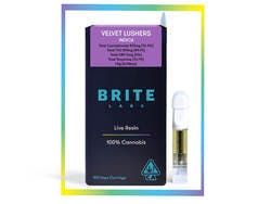 Brite Labs - Velvet Lushers - Live Resin - Cartridge - 1g