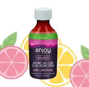 Enjoy THC + CBD Syrup Balance - Pink Lemonade