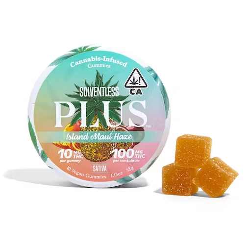 Island Maui Haze Sativa Solventless Gummies