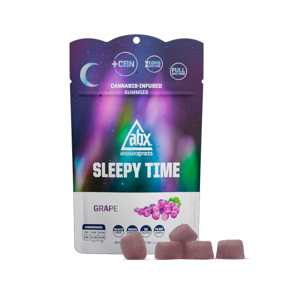 ABX Sleepy Time Gummies - 5THC:2.5CBN Grape