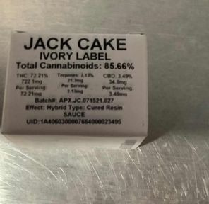 (Apex) jack Cake 1G Cured Resin Budder