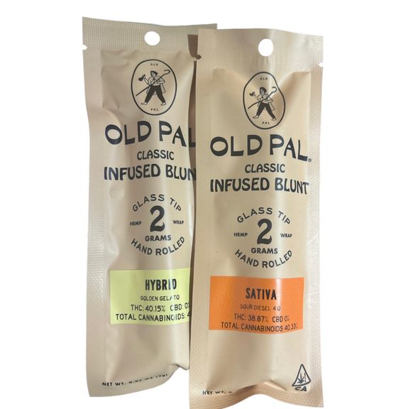 D. Old Pal 2g Infused Flower Hemp Wrap Blunt - Berries N Cream (I)