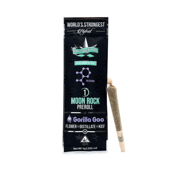 Presidential Moon Rock Pre-roll Gorilla Goo 1g