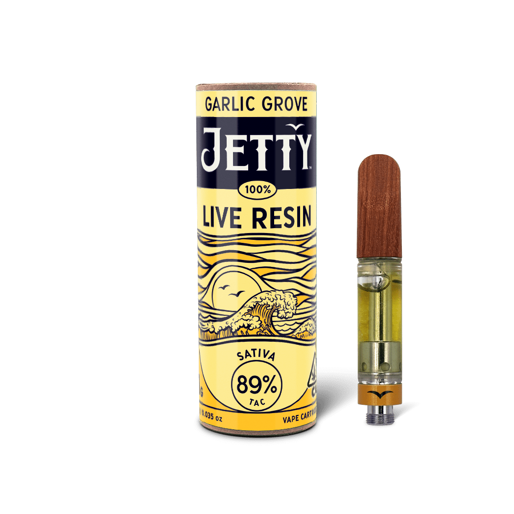 Jetty Live Resin Cartridge Garlic Grove 1g