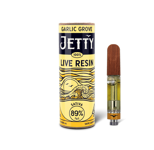 Jetty Live Resin Cartridge Garlic Grove 1g
