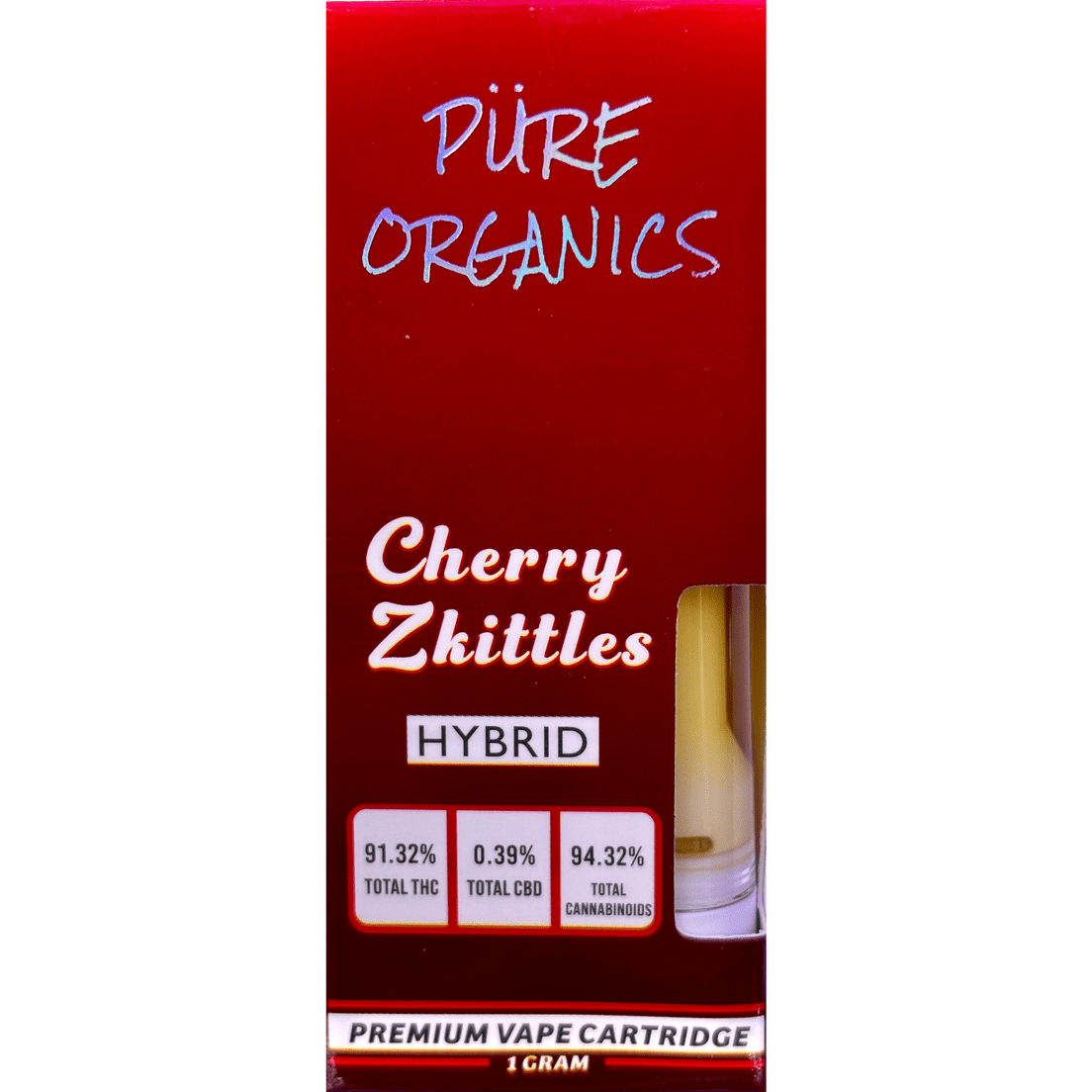 Pure Organics - Cherry Zkittles - 510 Cartridge