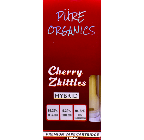 Pure Organics - Cherry Zkittles - 510 Cartridge