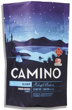 CAMINO GUMMIES : MIDNIGHT BLUEBERRY : 1000MG