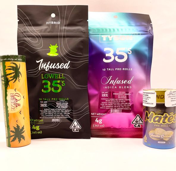 *Deal! $99 Pick (3) Preroll Packs by Delta Breeze, Taste, Muha Meds, Lowell Herb Co. & Tyson 2.0