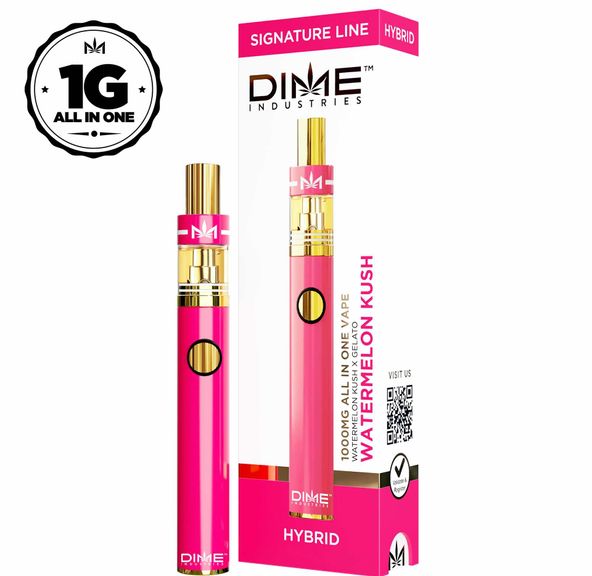 Dime Industries - Watermelon Kush 1000mg All in One Device 1g