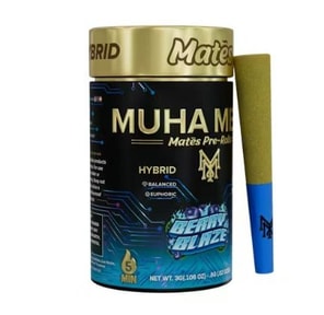 Berry Blaze Mates Infused Pre Rolls 3g 3.00 g