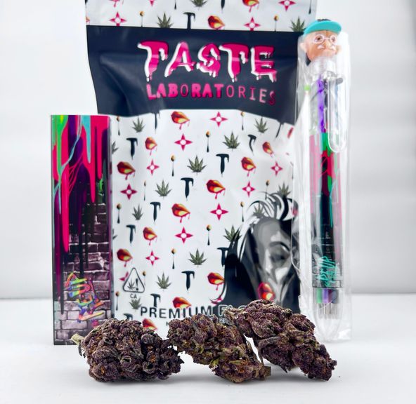 *Deal! $99 1 oz. Purple Punch (35.66%/Indica) - Taste + Rolling Papers + Writing Pen