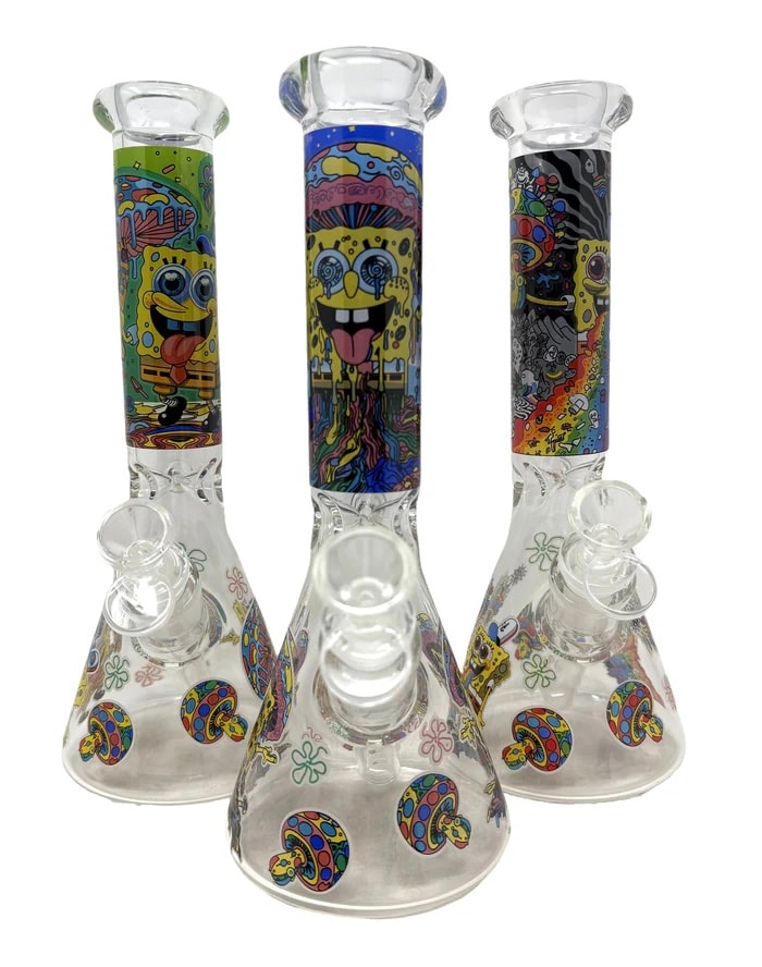 BDB10" Sponge Bob Beakers Water Pipe