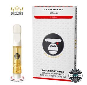 E. APE 1.1g Premium THC Sauce Cartridge - Ice Cream Cake (I)