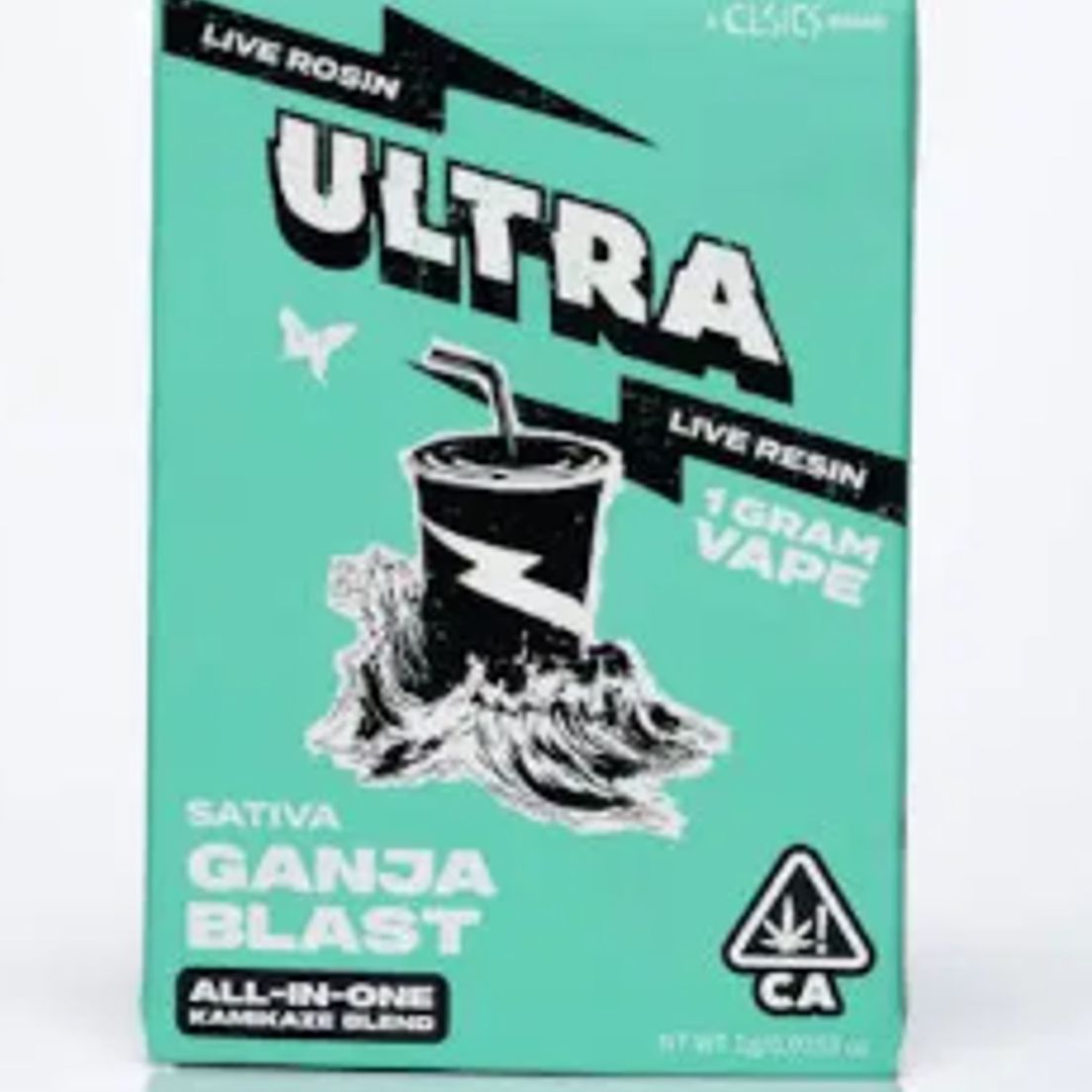 Ultra- Ganja Blast Kamikaze Blend Live Rosin/ Live Resin AIO (S)