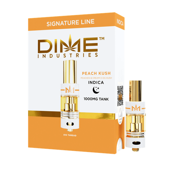 Dime Industries - Peach Kush - 1g - Cartridge - Indica