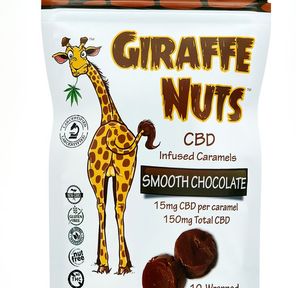 Giraffe Nuts: Chocolate Chew Caramels Bulk Bin (15mg) 10 CT