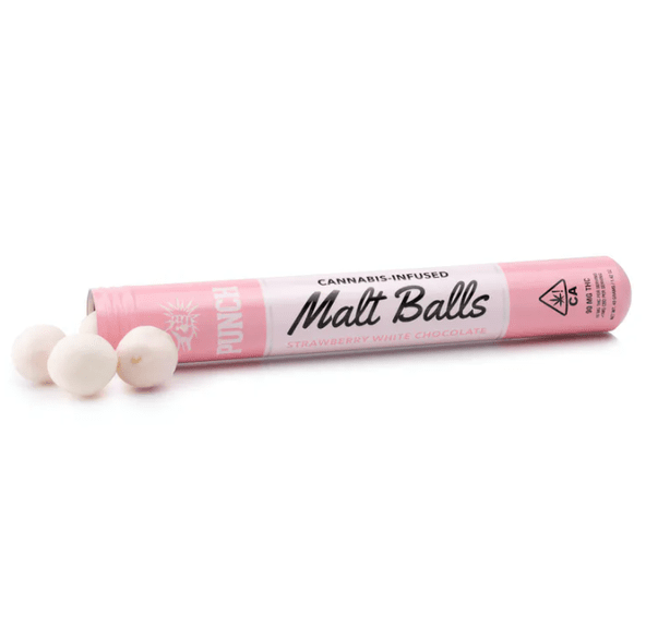 Malt Balls - Strawberry White Chocolate