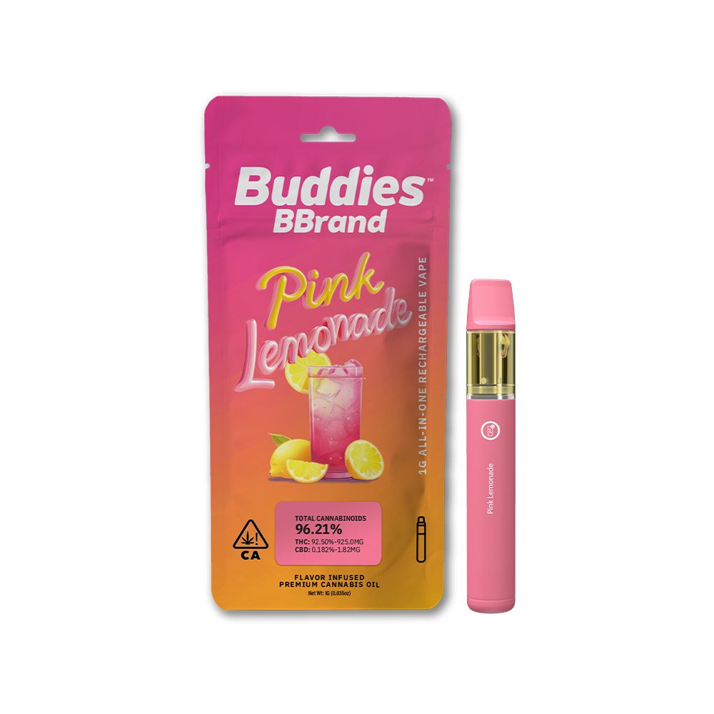 Buddies AIO Vape Pink Lemonade 1g