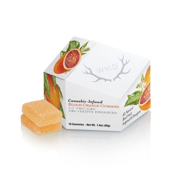 Wyld - 1:1 CBC/THC Gummies (Blood Orange)