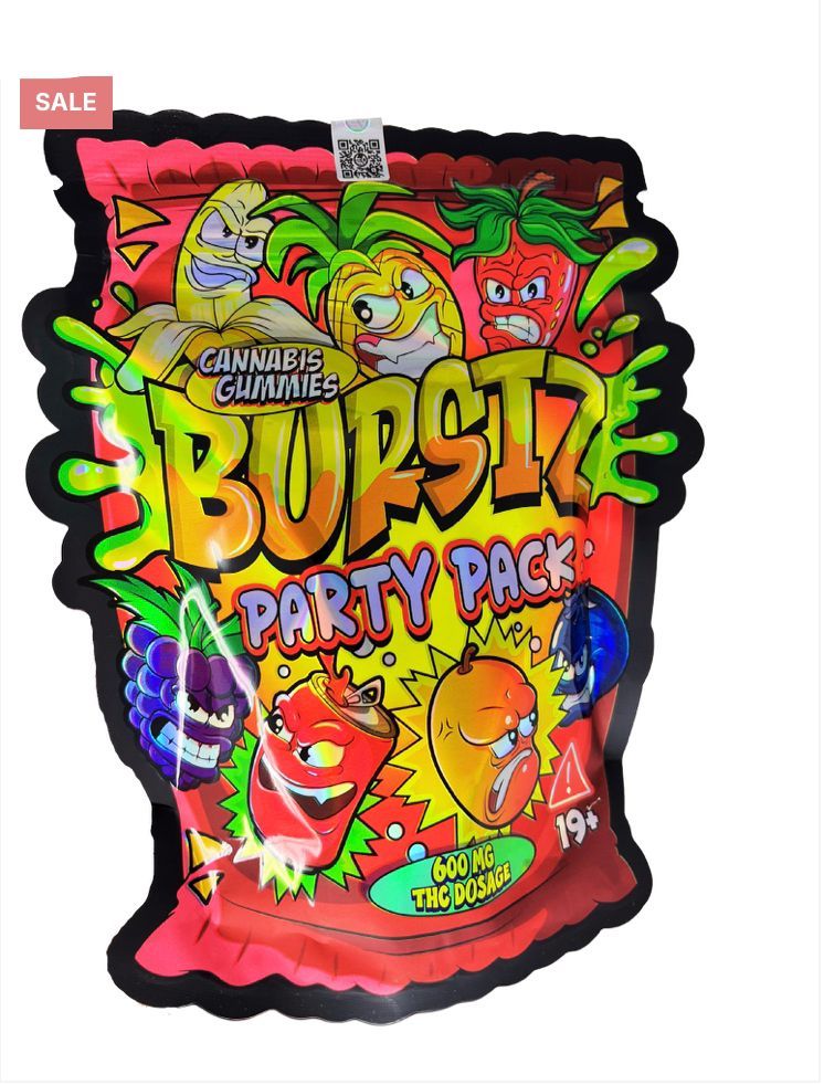 BURSTZ THC GUMMIES 600mg 20mg per gummy