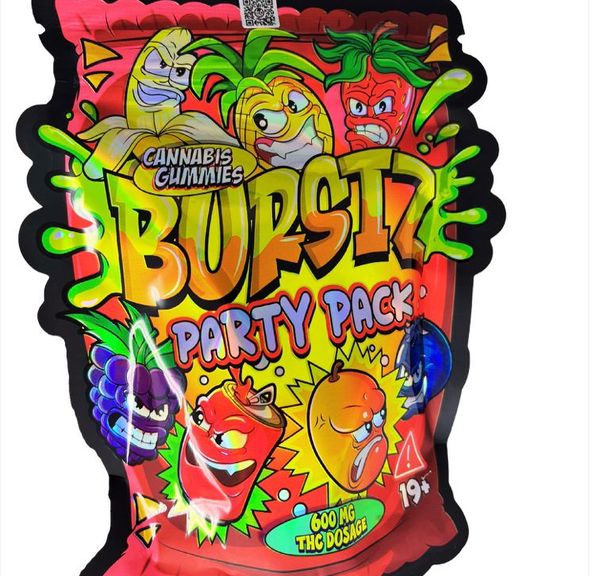 BURSTZ THC GUMMIES 600mg 20mg per gummy
