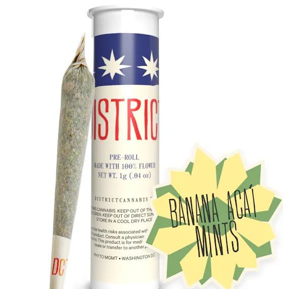 Preroll-Banana Acai Mints 2pk