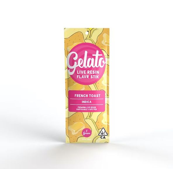 Gelato Live Resin AIO Vape French Toast 1g