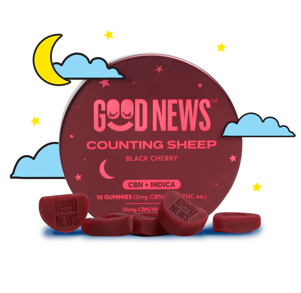 Good News 2:1 (THC:CBN) Counting Sheep Gummy