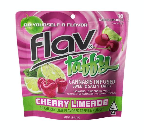Flav Cherry Limeade Taffy 100mg