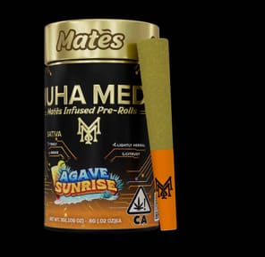 3g Agave Sunrise (Sativa) Infused Preroll 5pk Mates - Muha Meds