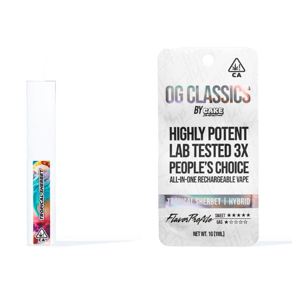 Cake AIO Vape OG Classics Tropical Sherbet 1g